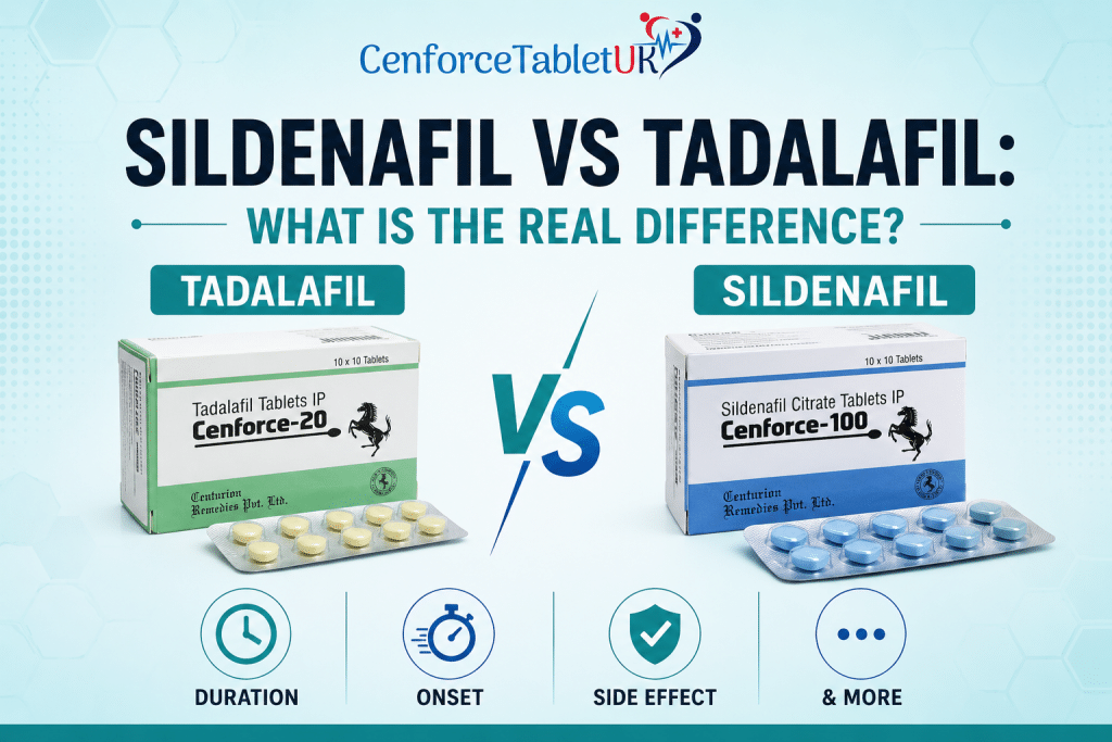 Sildenafil vs tadalafil: what is the real difference? 
