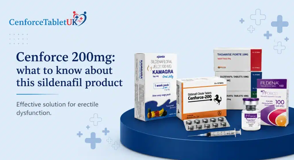 Cenforce 200mg sildenafil product information